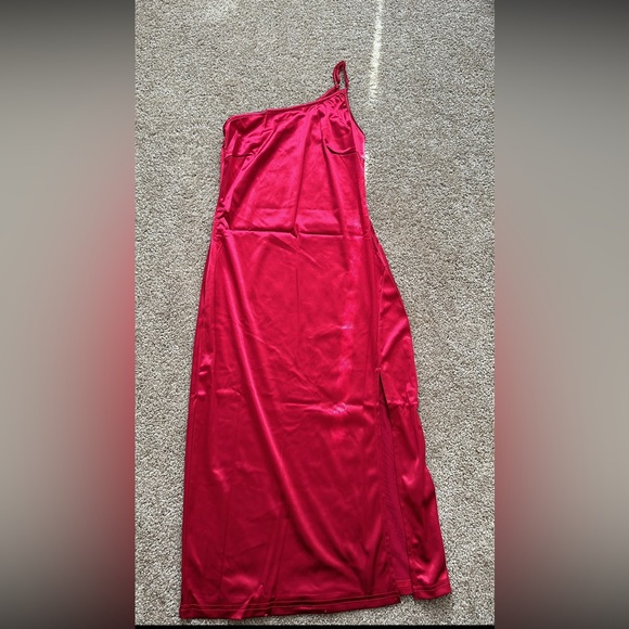 red silk dress size small - Picture 1 of 1